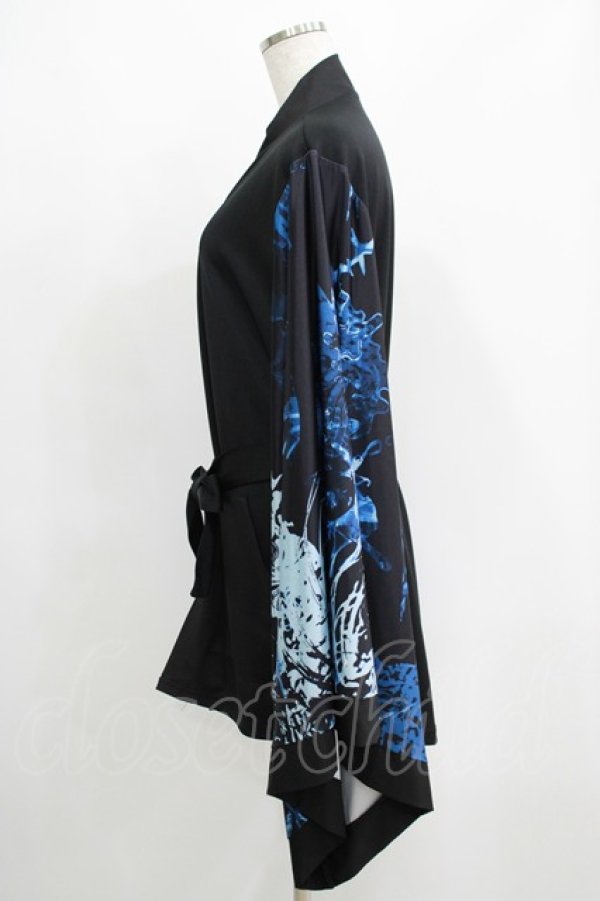 画像2: NieR Clothing / 着物袖カーディガン  黒 H-25-05-06-054-PU-TO-KB-ZH (2)