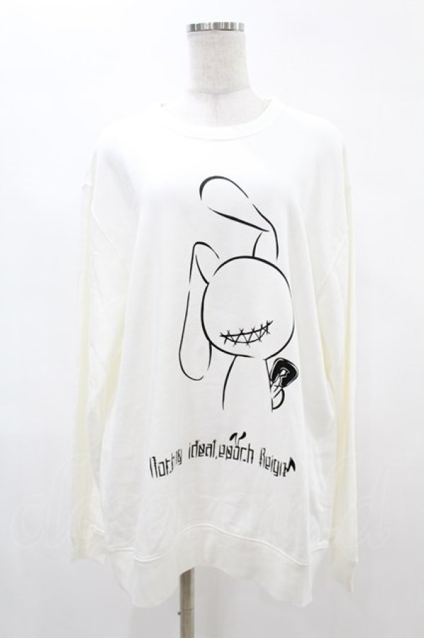 画像1: NieR Clothing / プリントSWEAT  2XL 白 H-25-05-06-1038-PU-TO-KB-ZH (1)