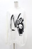 画像1: NieR Clothing / プリントSWEAT  2XL 白 H-25-05-06-1039-PU-TO-KB-ZH (1)