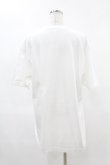 画像2: NieR Clothing / プリント半袖CUTSEW XL 白 H-25-05-06-1041-PU-TO-KB-ZH (2)