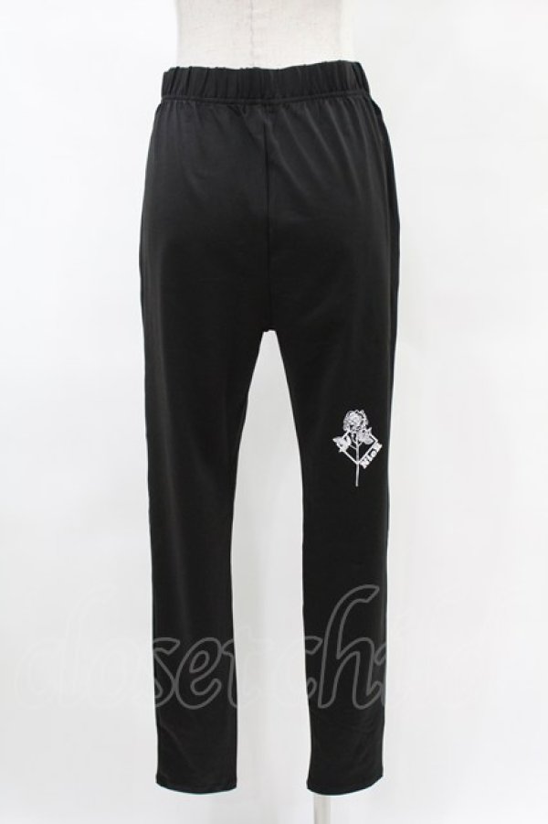 画像2: NieR Clothing / プリントレギンスパンツ F 黒 H-25-05-06-1006-PU-PA-KB-ZH (2)
