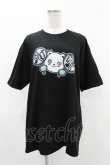 画像1: NieR Clothing / プリント半袖CUTSEW XL 黒 H-25-05-06-1048-PU-TO-KB-ZH (1)