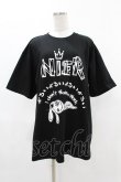 画像1: NieR Clothing / プリント半袖CUTSEW XL 黒 H-25-05-06-1049-PU-TO-KB-ZH (1)