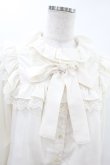 画像4: Melody BasKet / フリルレースヨーク切替ブラウス  アイボリー H-25-05-06-1011-LO-BL-KB-ZH (4)