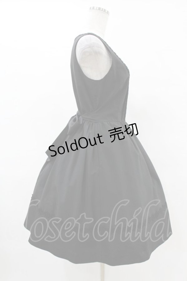 画像3: Moi-meme-Moitie / フロントピンタックジャンパースカート 2 黒 H-25-05-06-1016-MO-OP-KB-ZH (3)