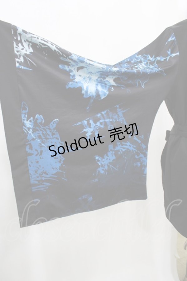画像4: NieR Clothing / 着物袖カーディガン  黒 H-25-05-06-054-PU-TO-KB-ZH (4)