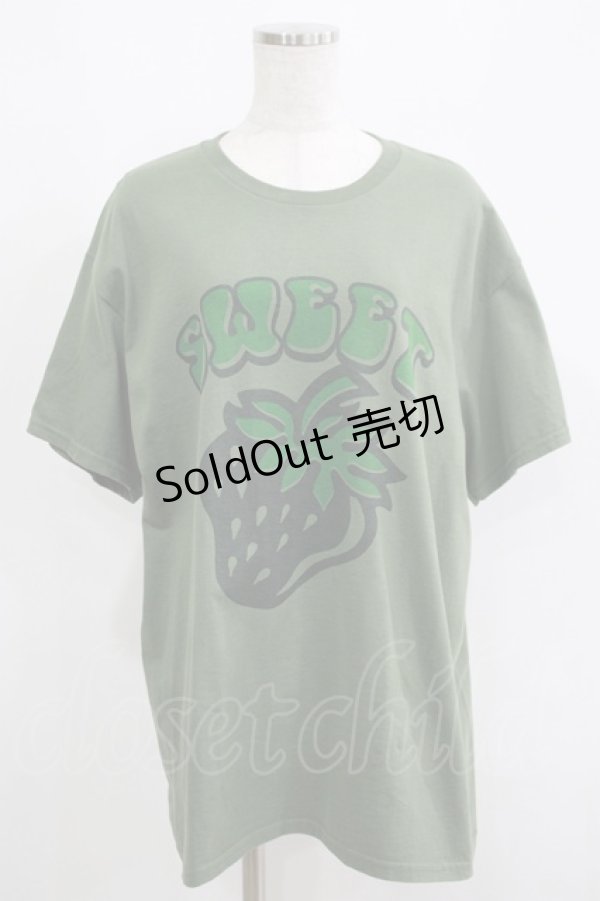 画像1: MILKBOY / SWEET BERRY TEE L ミリタリー H-25-05-06-065-MB-TO-KB-ZH (1)
