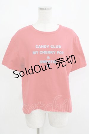 画像: Candy Stripper / SWEET THINGS Tee 2 レッド H-25-05-06-070-PU-TO-KB-ZH