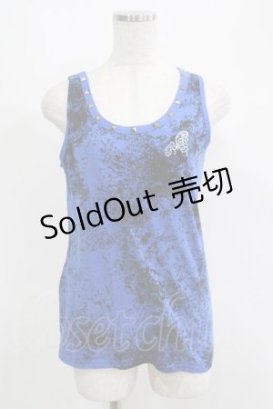 画像: ALGONQUINS / スタッズタンク  青 H-25-05-06-072-AL-TO-KB-ZH