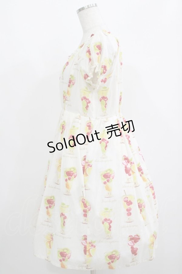 画像2: Jane Marple / Gelee de Fruitsのスモックワンピース M アイボリー H-25-05-06-015-JM-OP-KB-ZH (2)