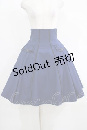 画像: Sheglit / "Orleans"ナポレオンショートスカート M 紺 H-25-05-06-003-EL-SK-KB-ZH