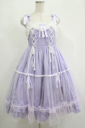 画像: Angelic Pretty / Marquiseジャンパースカート Free ラベンダー H-25-05-07-001-AP-OP-NS-ZH