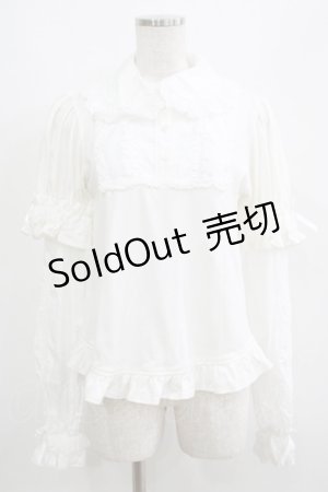 画像: Angelic Pretty / クラシック付け袖カットソー Free オフ H-25-05-07-046-AP-TO-NS-ZH