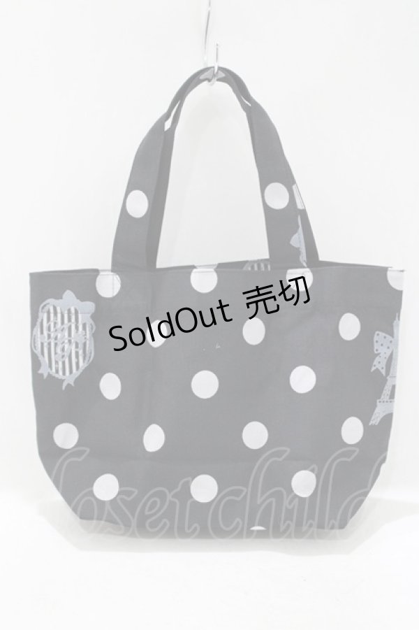 画像1: Angelic Pretty / Fantasic Dollyランチトート  ブラック H-25-05-07-056-AP-BG-NS-ZH (1)