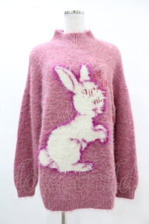 画像: Candy Stripper / SITTING BUNNY KNIT  ラベンダー H-25-05-07-1032-PU-TO-KB-ZH