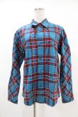 画像1: MILKBOY / CHECKED SHIRTS  ブルー×レッドチェック H-25-05-07-1033-MB-BL-KB-ZH (1)