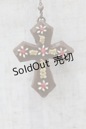 画像: Q-pot. / クロスロザリオネックレス   H-25-05-07-1005-QP-AC-KB-ZH