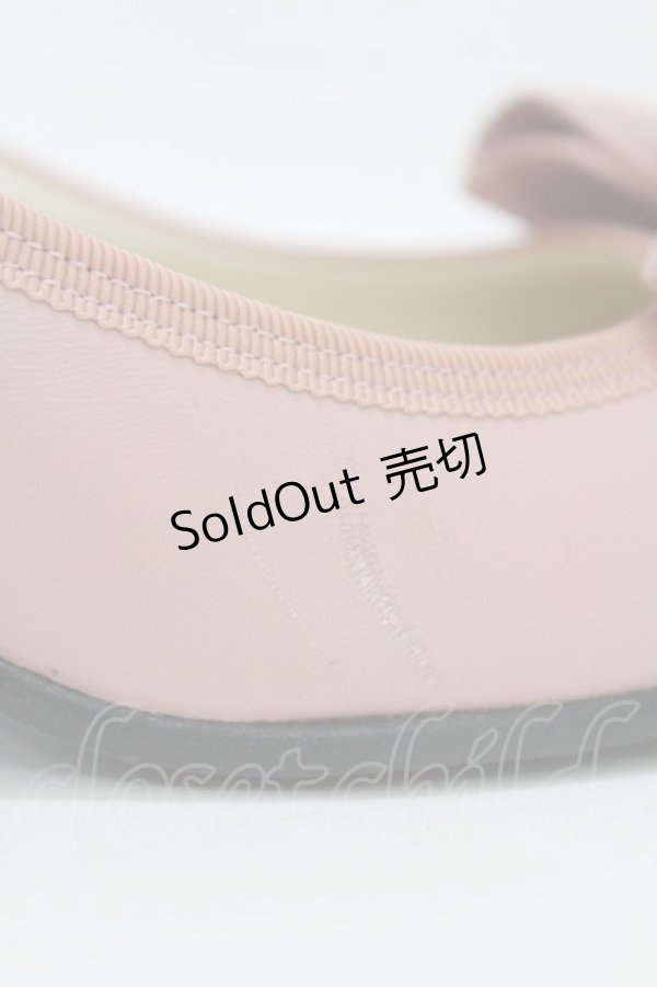 画像4: Leur Getter / リボン付き本皮シューズ 23.5cm ピンク H-25-05-07-1001-LU-SH-KB-ZH (4)