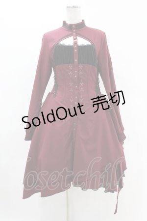 画像: Ozz oneste / Rosy clown ワンピース ボルドー H-25-05-07-1017-OO-OP-KB-ZH