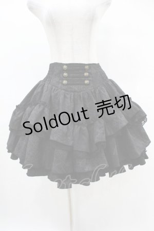 画像: Ozz oneste / Rose×chartスカート  ブラック H-25-05-07-1021-OO-SK-KB-ZH
