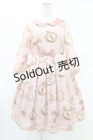 画像: Leur Getter / Chocolate Watch袖付きワンピース M ピンク H-25-05-07-1023-LU-OP-KB-ZH
