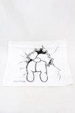 画像1: yaponskii / よだれベアプリントタオル  白 H-25-05-07-1003-PU-ZA-KB-ZH (1)