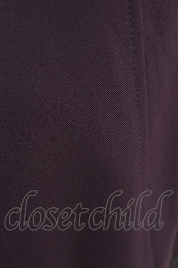 画像3: Ozz oneste / 薔薇刺繍バッスル風スカート  ボルドー H-25-05-07-1027-OO-SK-KB-ZH (3)