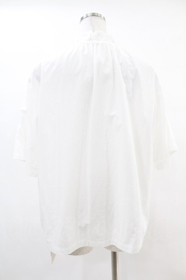 画像2: Jane Marple Dans Le Salon / Drawstring collar blouse  白 H-25-05-07-1030-JM-BL-KB-ZH (2)