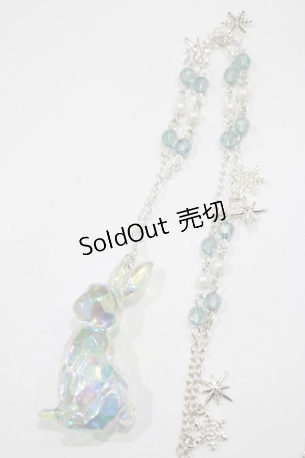 画像1: axes femme POETIQUE / アイスラビットネックレス  シルバー H-25-05-07-059-AX-AC-NS-ZH (1)