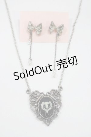 画像: BABY,THE STARS SHINE BRIGHT / カメオネックレス  ブラック H-25-05-07-061-BA-AC-NS-ZH