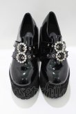 画像1: Bubbles / ダブルバックル厚底シューズ 39（24.0cm〜24.5cm） ブラック H-25-05-07-077-CA-SH-NS-ZH (1)