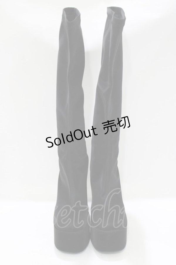 画像1: Darich / ウルトラストレッチロングブーツ L ブラック H-25-05-07-080-LO-SH-NS-ZH (1)