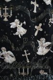 画像4: BABY,THE STARS SHINE BRIGHT / 天使が囁く聖夜の旋律柄ウリエルスカート Free Noel（ブラック） H-25-05-07-007-BA-SK-NS-ZH (4)