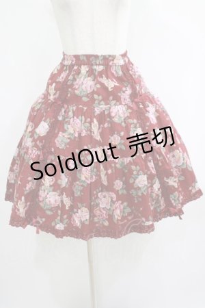 画像: Innocent World / エンジェルローズスカート Free ワイン H-25-05-07-009-IW-SK-NS-ZH