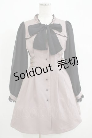 画像: Rojita / BIGリボン配色ワンピース Free ピンク H-25-05-07-015-LO-OP-NS-ZH
