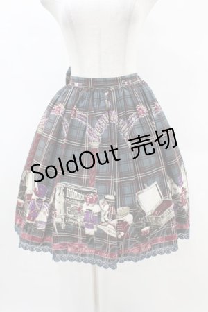 画像: ALICE and the PIRATES / Drosselmeyer's Wonder Boxスカート F ネイビー H-25-05-08-036-PA-SK-NS-ZH