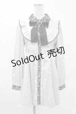 画像: Ank Rouge / ジャガードヨークワンピース M ブルー H-25-05-08-040-CA-OP-NS-ZH