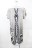 画像2: abilletage / FrameシリーズTシャツワンピース Free White frame H-25-05-08-042-GO-OP-NS-ZH (2)