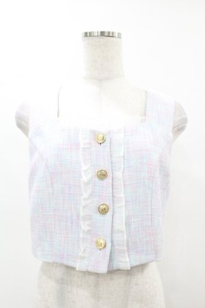 画像: Ank Rouge / ファンシーツイードビスチェ M パープル H-25-05-08-050-CA-TO-NS-ZH