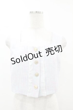 画像: Ank Rouge / ファンシーツイードビスチェ M パープル H-25-05-08-050-CA-TO-NS-ZH