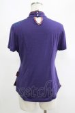 画像3: Ozz oneste / 刺繍チャイナカットソー  紫 H-25-05-08-1038-OO-TO-KB-ZH (3)