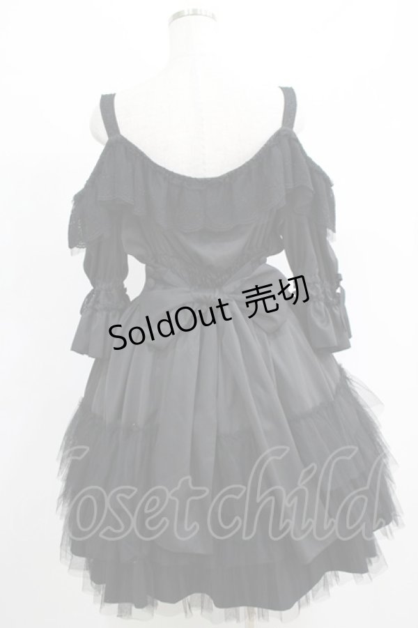 画像3: Sheglit / "Francine"オフショルダーワンピース  黒 H-25-05-08-1003-EL-OP-KB-ZH (3)