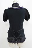 画像3: FRILL / チョーカー風ホルターカットソー  黒 H-25-05-08-1041-HN-TO-KB-ZH (3)