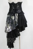 画像3: Qutie Frash / アシメオーバーコルセット  黒 H-25-05-08-1011-QU-ZA-KB-ZH (3)