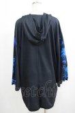 画像3: NieR Clothing / プリントZIPパーカー  黒×彼岸花 H-25-05-08-1018-PU-TO-KB-ZH (3)