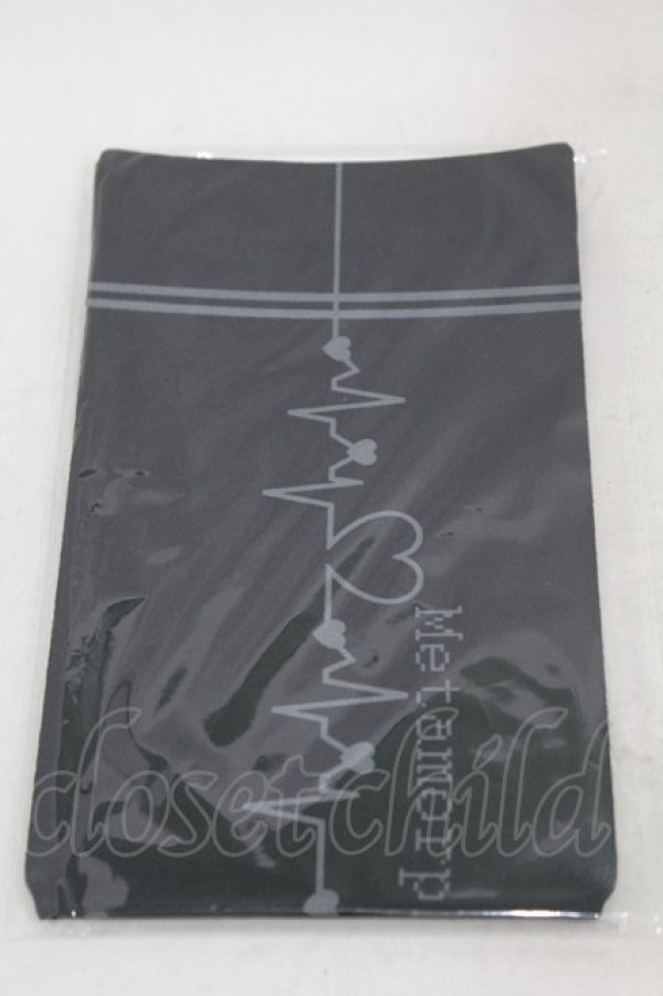 画像1: metamorphose / Little Nurse プリントオーバーニー　  ブラック×グレー H-25-05-08-009-ME-ZA-NS-ZH (1)