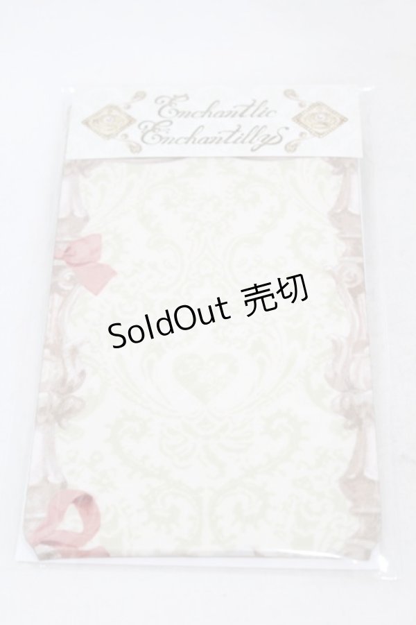画像1: Enchantlic Enchantilly / Queen Cat〜秘密の書斎〜オーバーニーソックス  アイボリー H-25-05-08-010-LO-ZA-NS-ZH (1)