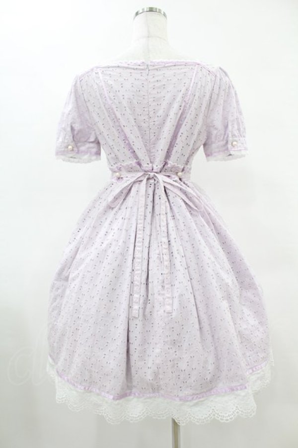 画像2: BABY,THE STARS SHINE BRIGHT / Innocent Ribbon Lace オードリーワンピース Free ラベンダー H-25-05-08-022-BA-OP-NS-ZH (2)