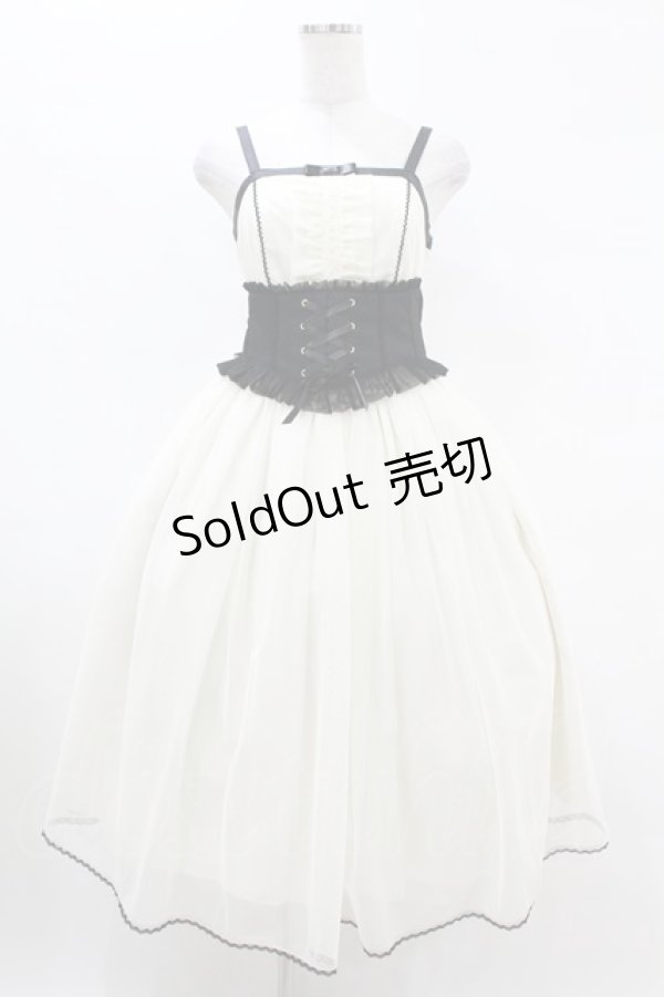 画像1: Angelic Pretty / Cinema Ladyジャンパースカート Free オフ H-25-05-08-023-AP-OP-NS-ZH (1)