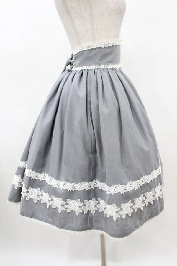 画像3: BABY,THE STARS SHINE BRIGHT / Royal Rosetteスカート Free グレー H-25-05-08-024-BA-SK-NS-ZH (3)